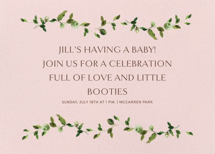 Cadenza - Baby Shower Invitation by Venamour