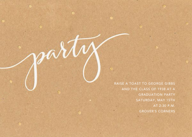 Signature Party by Sugar Paper