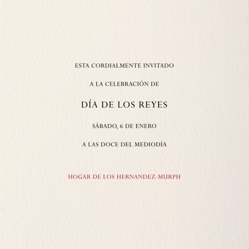 Three Traveling Magi - Día de Reyes Invitation by Paperless Post - Back