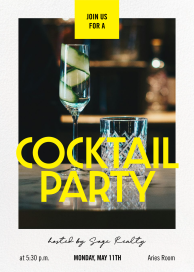 Party Exposure - Dining & Drinks Invitation by Paperless Post