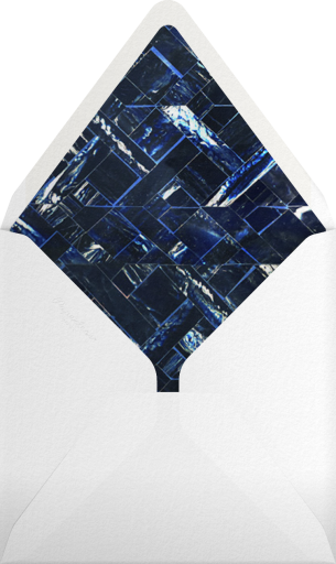 Blue Marble - Oscar de la Renta Envelope