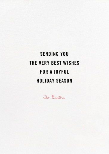 My Friend the Snowman (Nicholas John Firth) by Red Cap Cards - Back