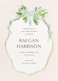 Ribbon Scallop (Sarah Robins Powell) - Baby Shower Invitation by Dogwood Hill