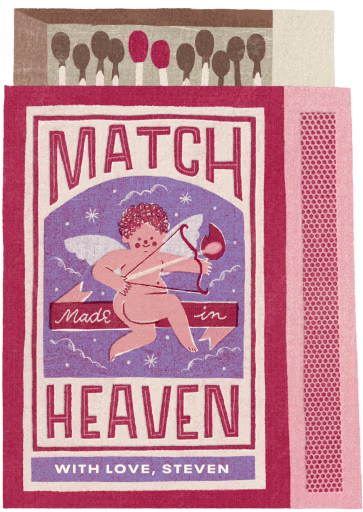 Perfect Match - Valentine's Day Card by Paperless Post