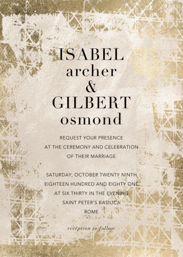 Muse - Invitation by Kelly Wearstler