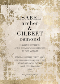 Muse - Wedding Invitation by Kelly Wearstler