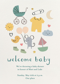 Little Baby - Baby Shower Invitation by Little Cube