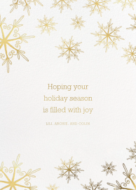 Vintage Snowflakes - Holiday Card by Paperless Post