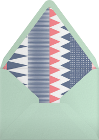 Folksy Save The Date - Crate & Barrel Envelope