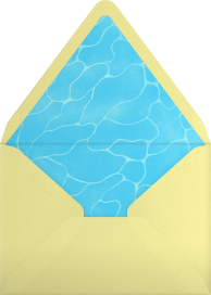 Splashy Oasis - Paperless Post Envelope