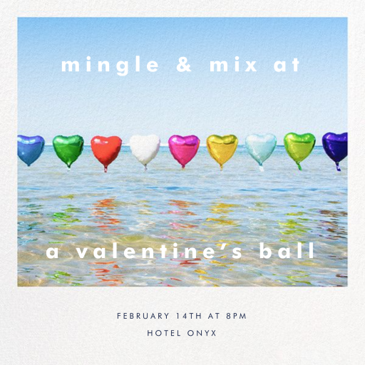 Hearts - Valentine's Day Invitation by Gray Malin