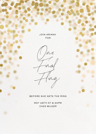 Sparkle Lights - Bachelorette Party Invitation by Paperless Post