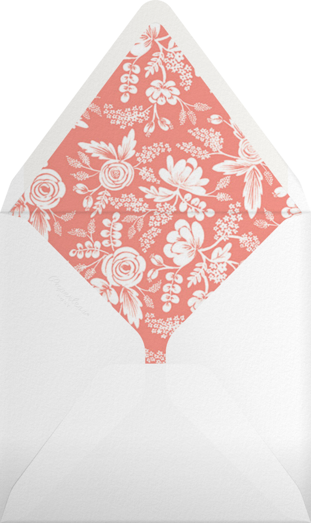Heather and Lace (Save the Date) - Gold - Rifle Paper Co. - Envelope