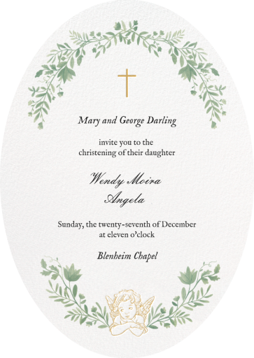 Graceful Garland - Religious Invitation by Paperless Post