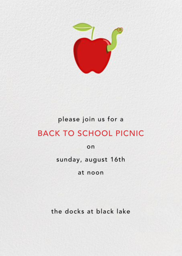 Smart Worm - Get-Together Invitation by Paperless Post