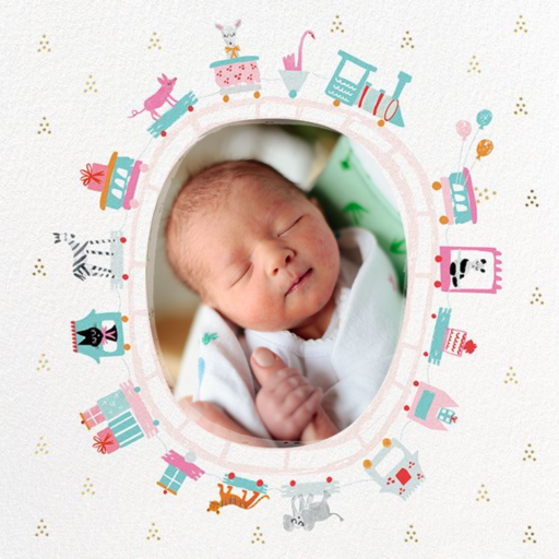 Round in Circles - Sip and See Invitation by Mr. Boddington's Studio