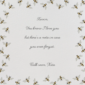 Bumble Bees by Paperless Post
