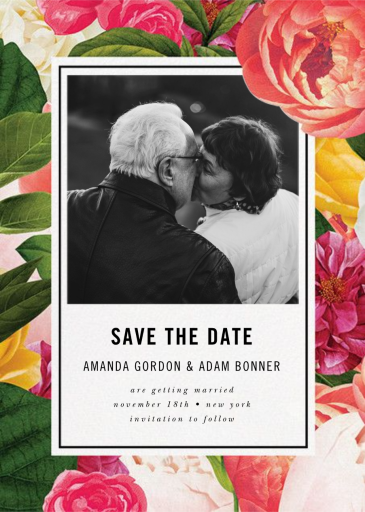 Lanai Floral (Save the Date) - Invitation by kate spade new york