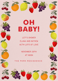 Fruity - Baby Shower Invitation by Hadley Paper Goods