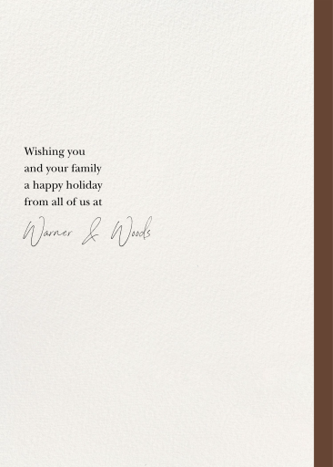 Photo Modern Kitchen Invitation - Back