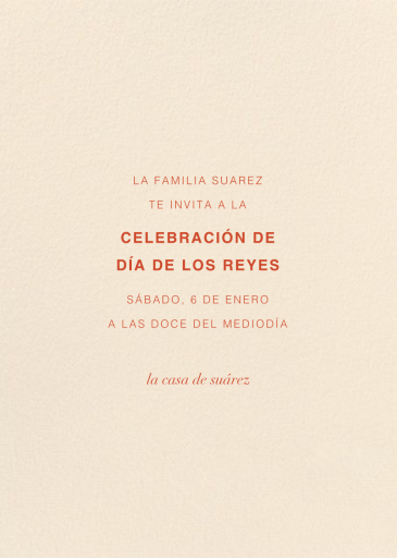 Three Wise Men (Barbara Dziadosz) - Día de Reyes Invitation by Red Cap Cards - Back