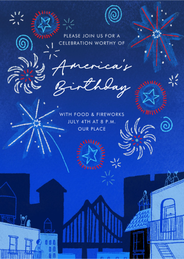 Light the Sky - 4th of July Invitation by Paperless Post
