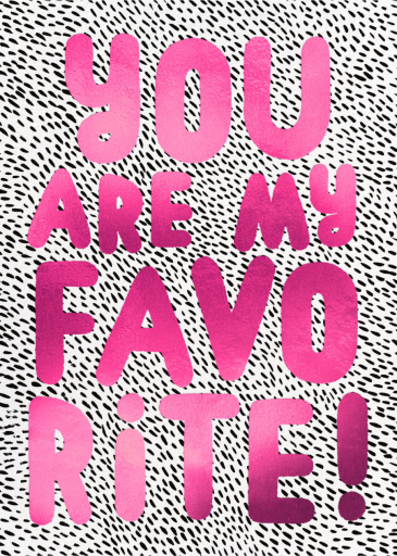 Pink Pop (Anke Weckmann) Galentine's Day card by Red Cap Cards