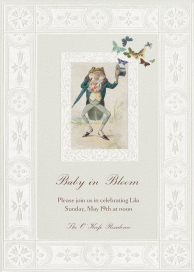 Fancy Frog - Baby Shower Invitation by Emily Baird