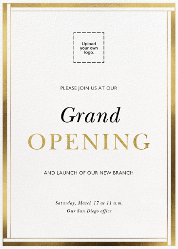 Gilded Frame - Business Event Invitation by Paperless Post