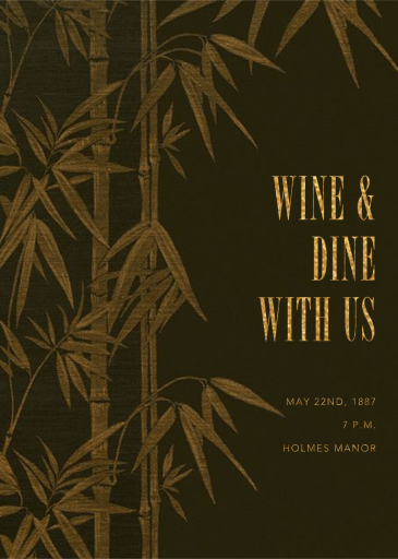 Haute Chic - Invitation by Schumacher