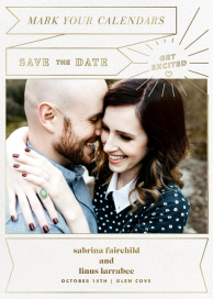 Chronology (Save the Date) - Printable Invitation by Paperless Post