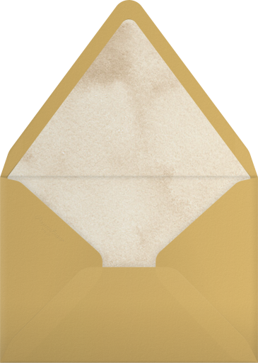 Champagne Toast New Year Invitation Envelope