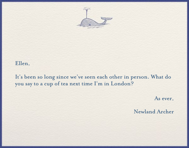 Classic Whale - Stationery by Paperless Post
