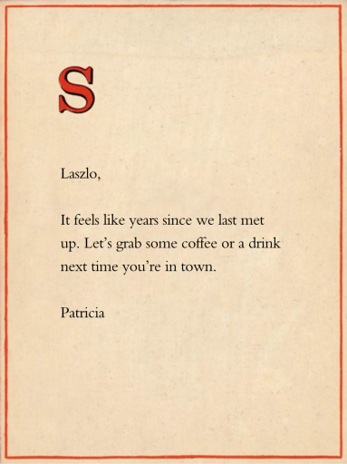 Red Letter by John Derian - Back