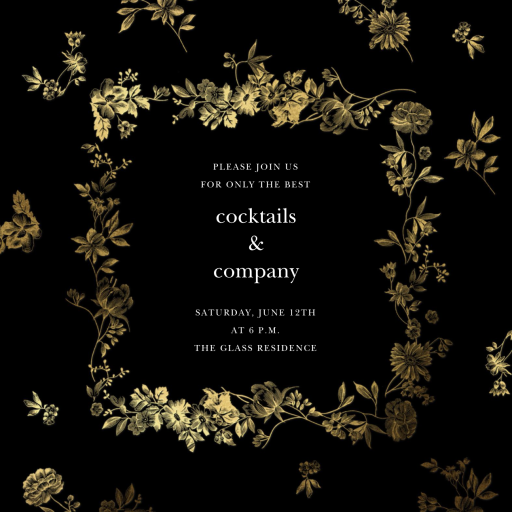 Royal Botanical - Party Invitation by Oscar de la Renta
