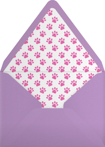 Paw Party - Paperless Post Envelope