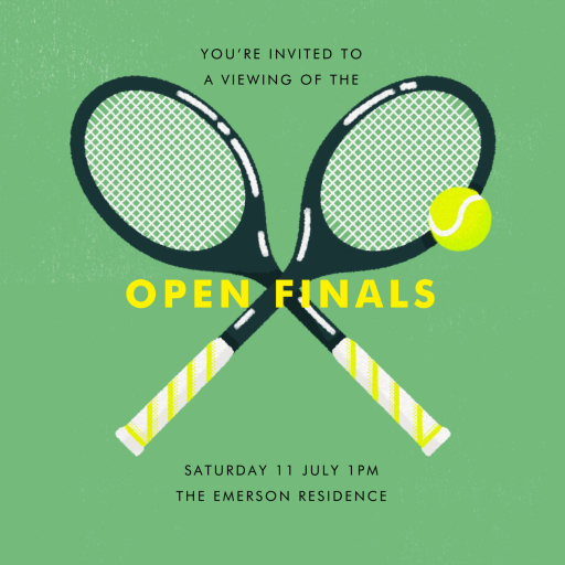 Mixed Doubles - Invitation by Paperless Post