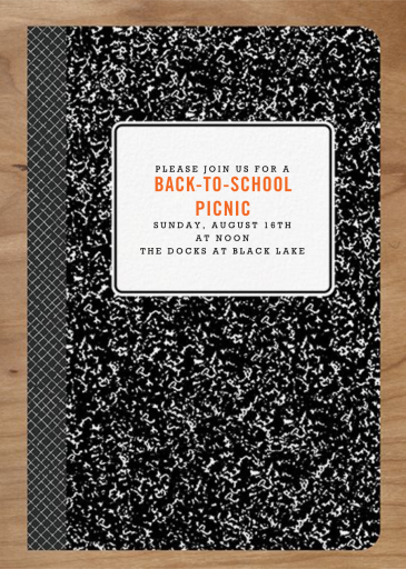 Composition - Back to School Invitation by Paperless Post