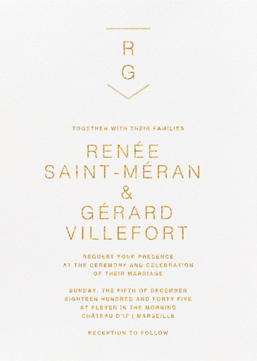 Blazon - Wedding Invitation by Paperless Post