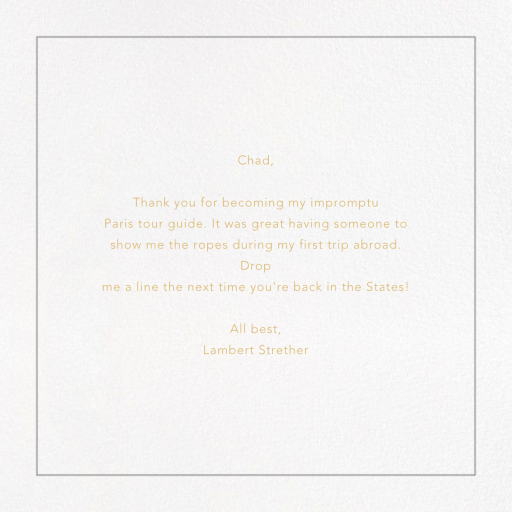 Thanks in a Box by Paperless Post - Back