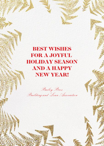 Crystal Pines - Christmas Card by Paperless Post - Back