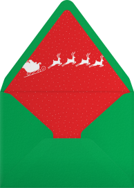 Vintage Saint Nick - Paperless Post Envelope