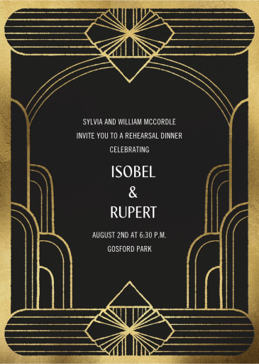 Starlet - Rehearsal Dinner Invitation by Paperless Post