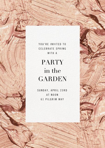 Gypsum (Tall) - Invitation by Kelly Wearstler