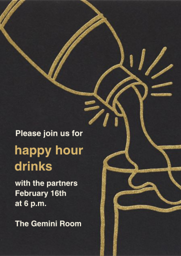 Shake N Roll - Happy Hour Invitation by Paperless Post