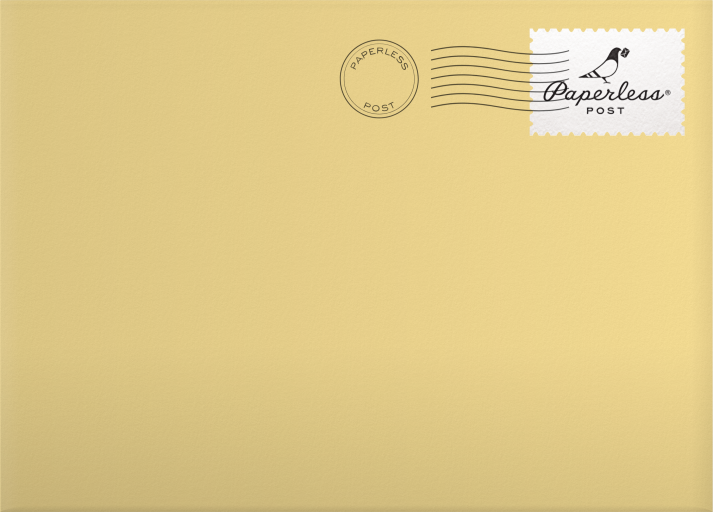 Silk and Husk - Paperless Post Envelope