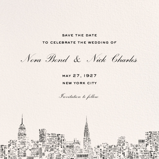 City Lights - Invitation by kate spade new york