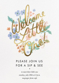Meadow Welcome Little One - Baby Shower Invitation by Rifle Paper Co.