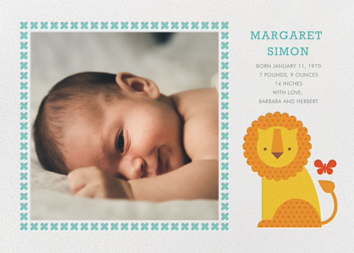 Lion and Friend by Petit Collage