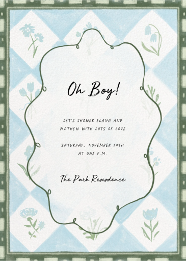 Patchwork - Baby Shower Invitation by Paperless Post
